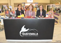 The Guatemala Exporters Association represented by Natalia Samayoa, Ingrid Gaiton and Marta Castanon.